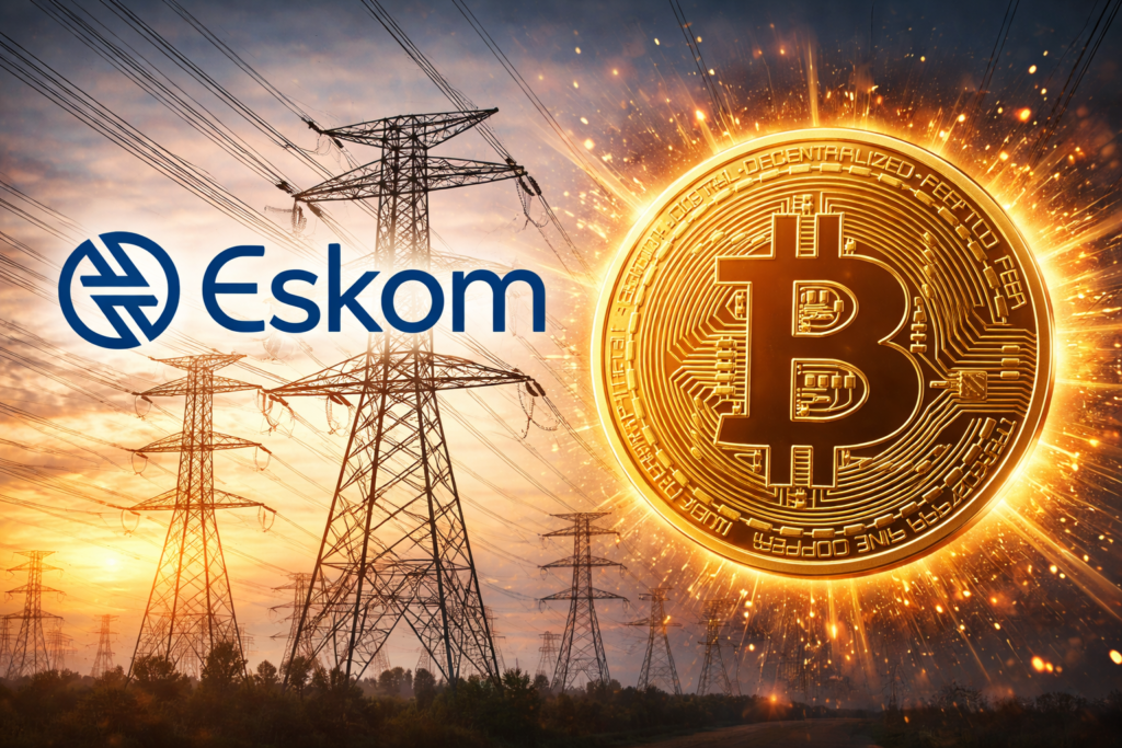 Eskom Bitcoin mining load shedding market
