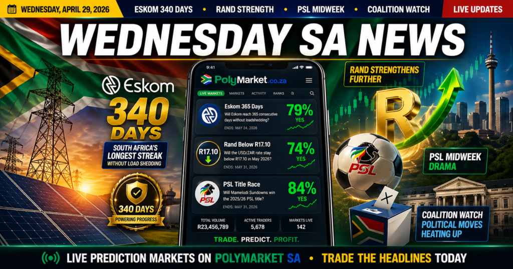 Wednesday South Africa News