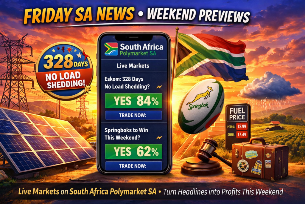 Friday South Africa news